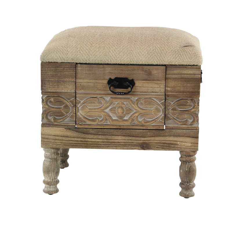 Bungalow Rose Gorney Rustic Vanity Stool & Reviews Wayfair